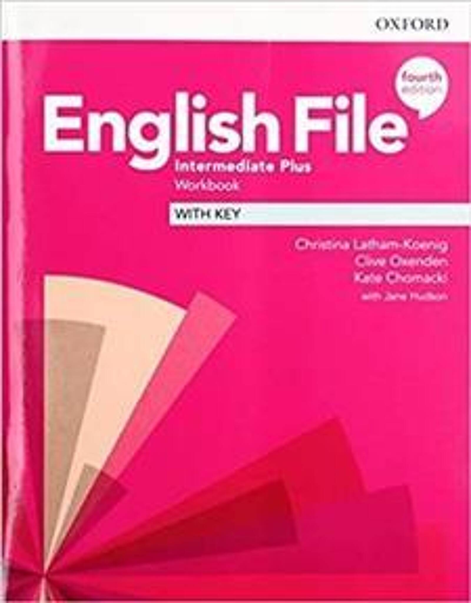 Image of English File 4E Intermediate Plus Workbook with Key