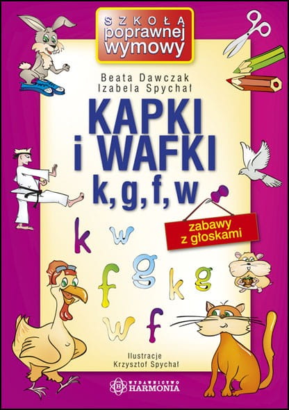 Image of Kapki i wafki k, g, f, w Zabawy z głoskami