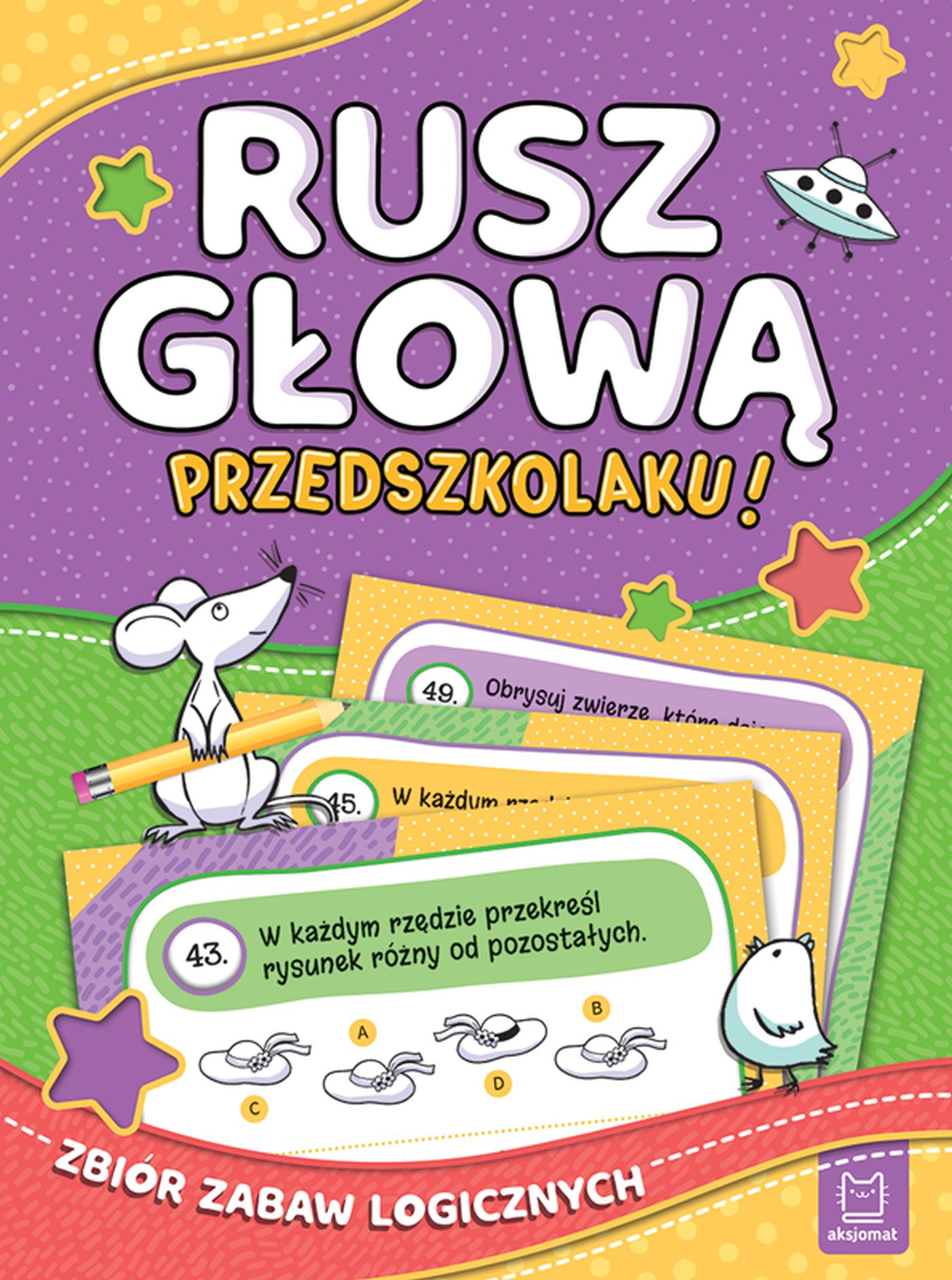 Image of Rusz głową, przedszkolaku! Zbiór zabaw logicznych