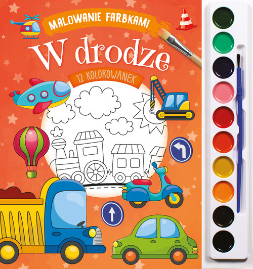 Image of Malowanie farbkami. W drodze