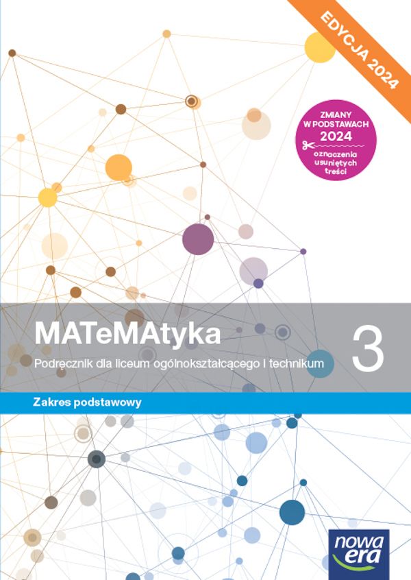 Image of Nowa matematyka podręcznik klasa 3 liceum i technikum zakres podstawowy EDYCJA 2024