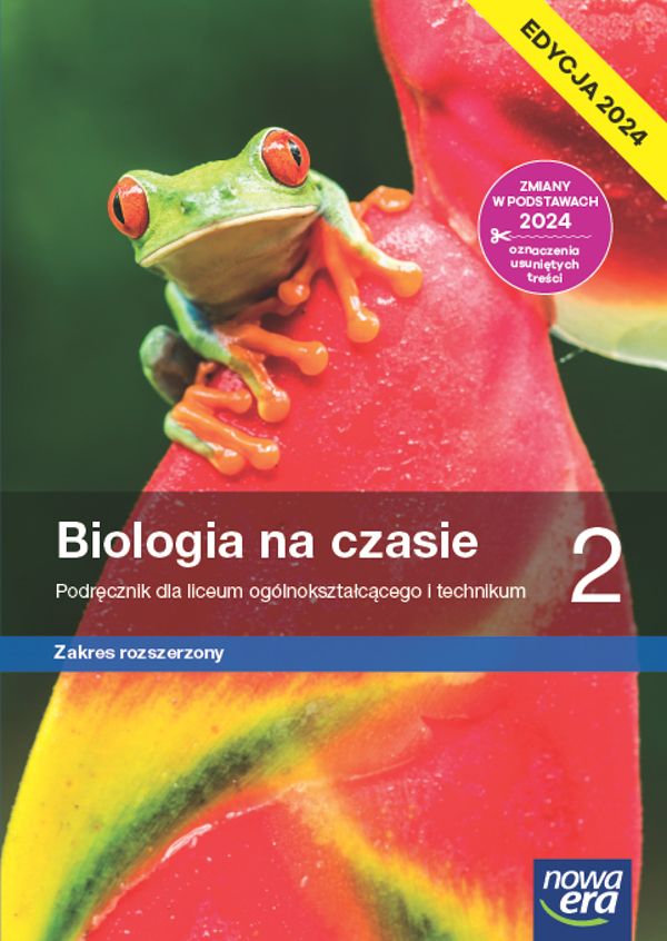 Image of Nowa biologia na czasie podręcznik 2 liceum i technikum zakres rozszerzony EDYCJA 2024