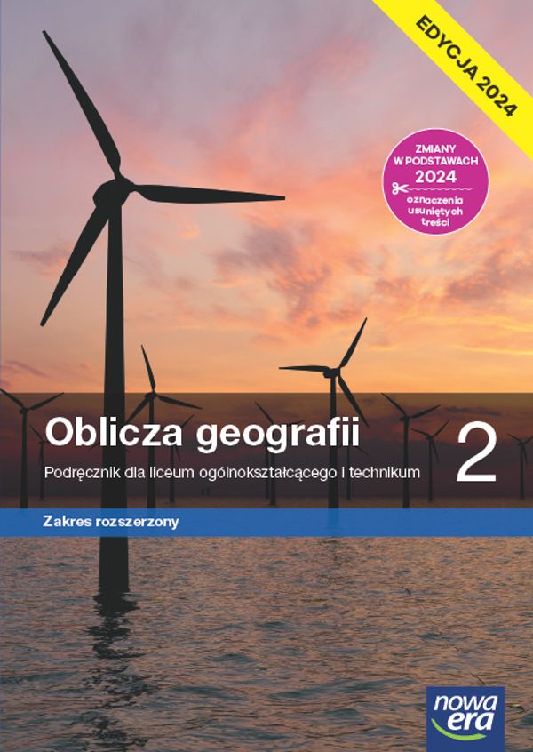 Image of Nowa geografia oblicza geografii podręcznik 2 liceum i technikum zakres rozszerzony EDYCJA 2024