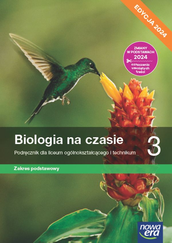 Image of Nowa biologia na czasie podręcznik 3 liceum i technikum zakres podstawowy EDYCJA 2024