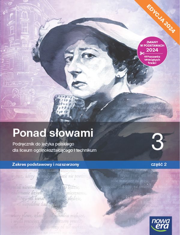 Image of Nowa język polski ponad słowami podręcznik klasa 3 część 2 liceum i technikum zakres podstawowy i rozszerzony EDYCJA 2024
