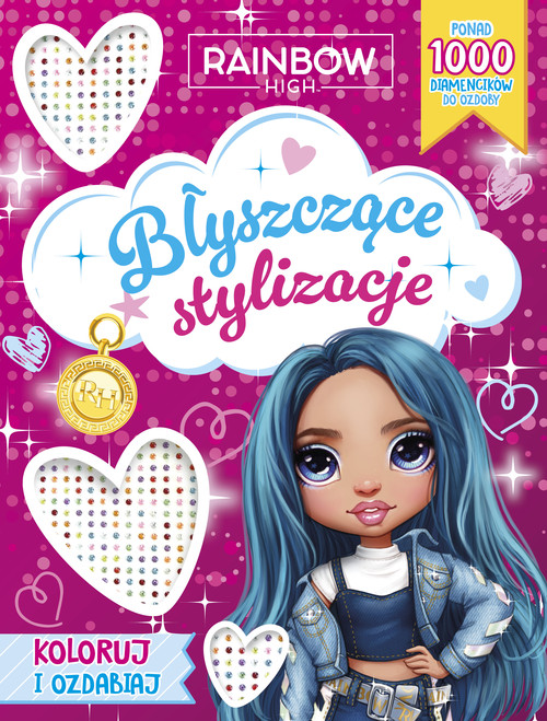Image of Rainbow High. Błyszczące stylizacje. Koloruj i ozdabiaj