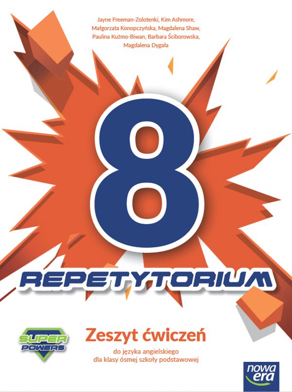 Image of Język angielski Super Powers NEON zeszyt ćwiczeń repetytorium dla klasy 8 szkoły podstawowej EDYCJA 2024-2026