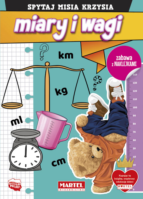 Image of Miary i wagi z naklejkami. Spytaj Misia Krzysia