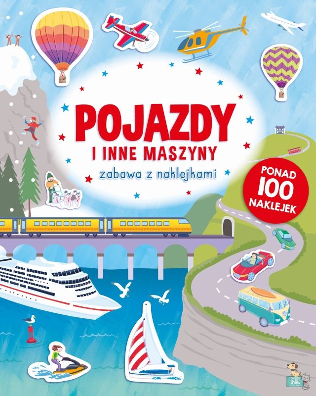 Image of Pojazdy i inne maszyny. Zabawa z naklejkami