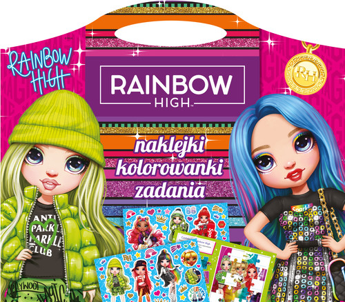 Image of Rainbow High. Naklejki, kolorowanki, zadania