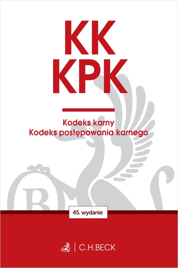Image of KK. KPK. Kodeks karny. Kodeks postępowania karnego. Edycja Prokuratorska wyd. 45
