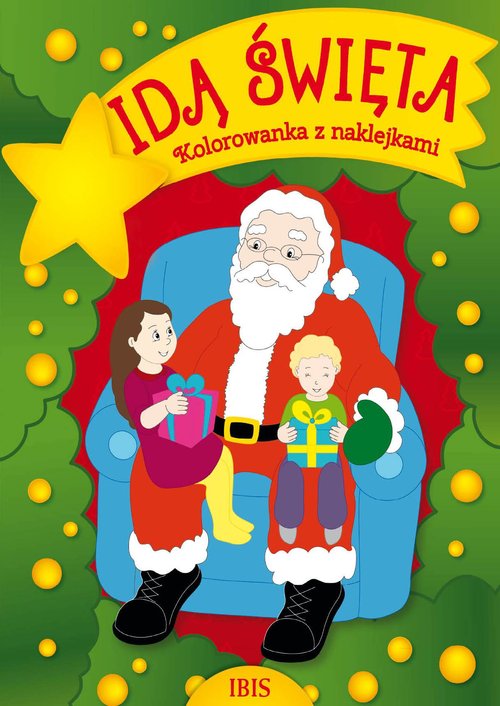 Image of Kolorowanka z naklejkami Idą święta
