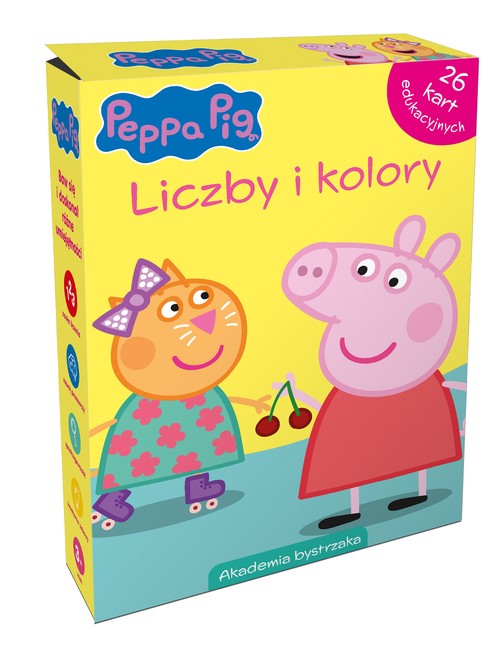 Image of Świnka Peppa. Liczby i kolory. Karty edukacyjne w pudełku