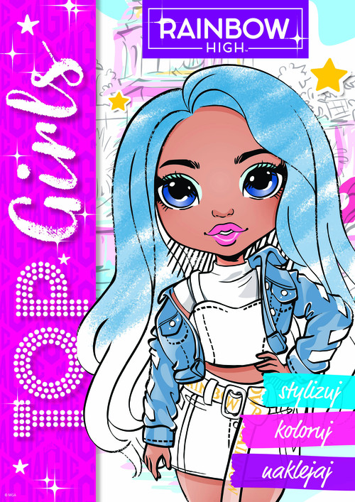 Image of Rainbow High. Top Girls. Stylizuj, koloruj, naklejaj 2