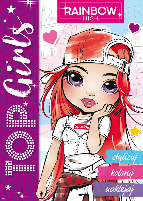 Image of Rainbow High. Top Girls. Stylizuj, koloruj, naklejaj 3