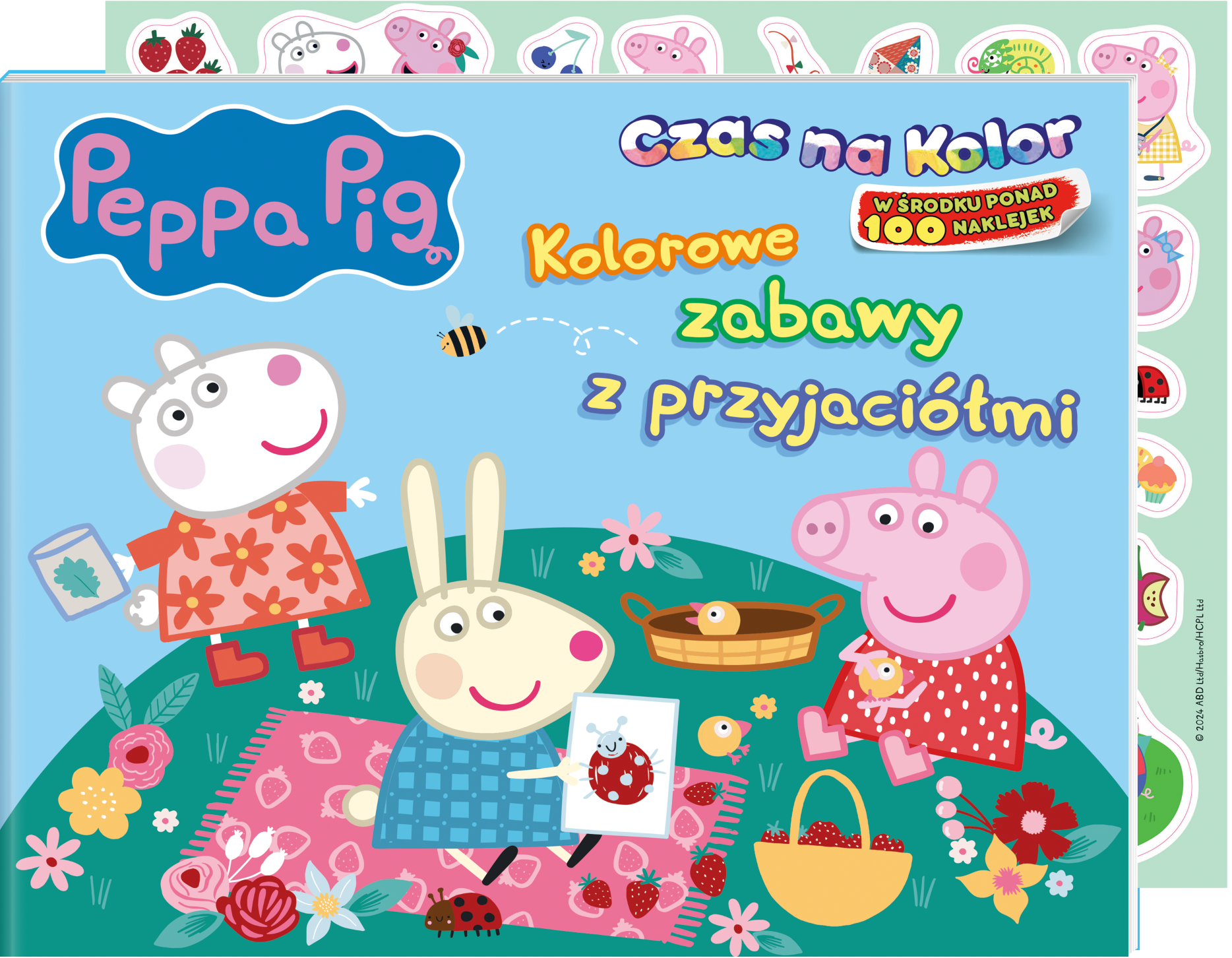 Image of Kolorowe zabawy z przyjaciółmi. Świnka Peppa. Czas na kolor
