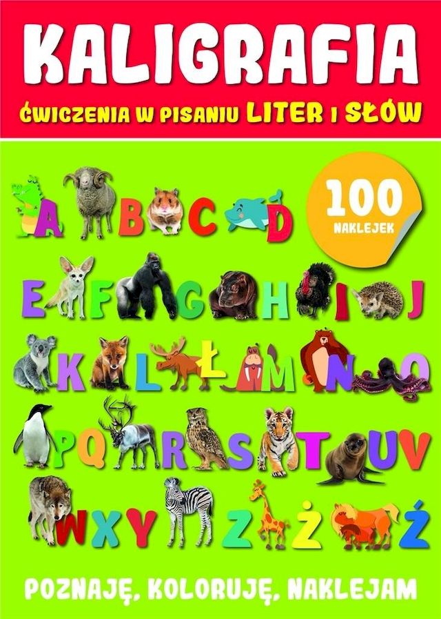 Image of Kaligrafia. Ćwiczenia w pisaniu z naklejkami