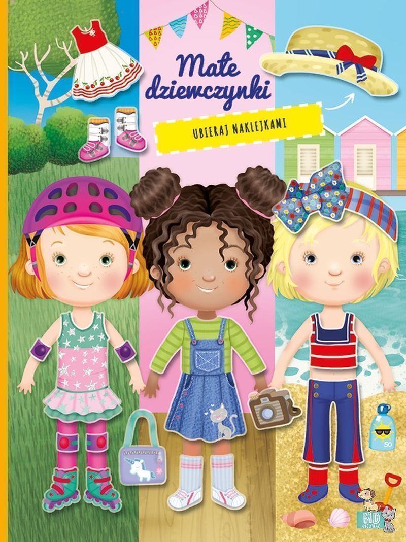 Image of Małe dziewczynki. Książeczka z naklejkami
