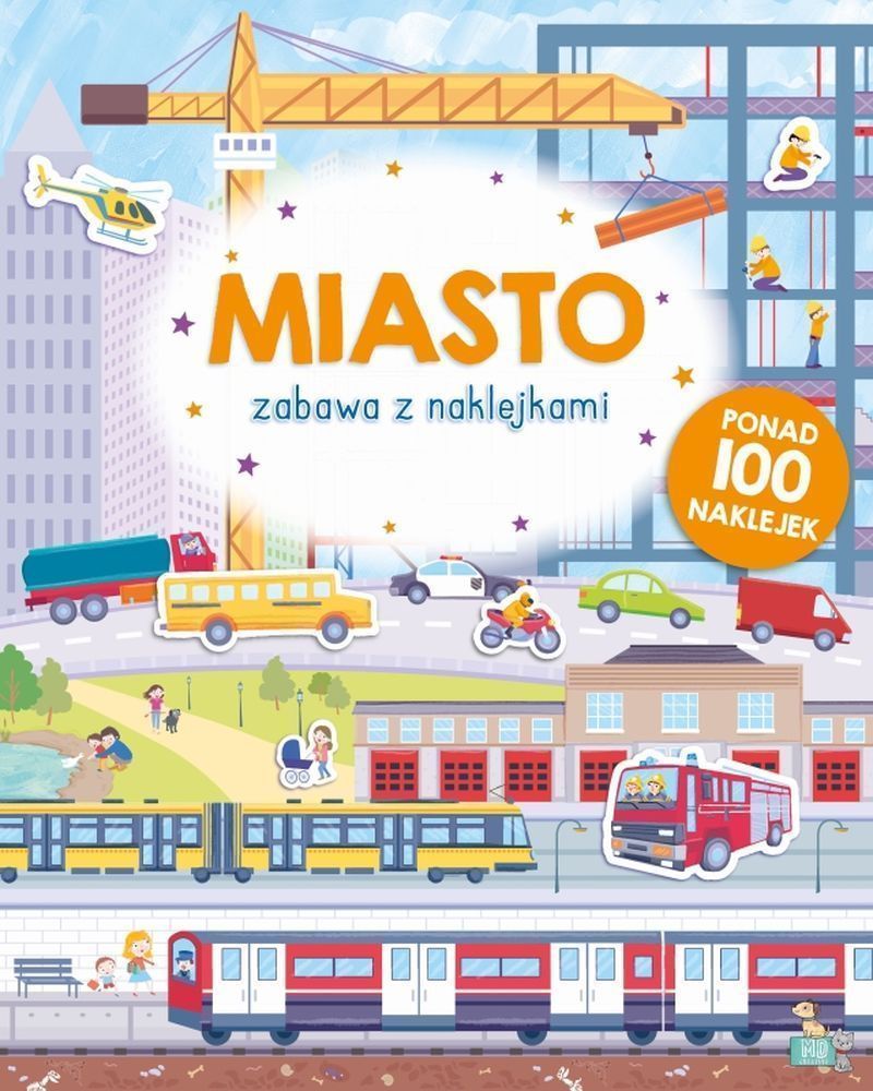 Image of Miasto. Zabawa z naklejkami