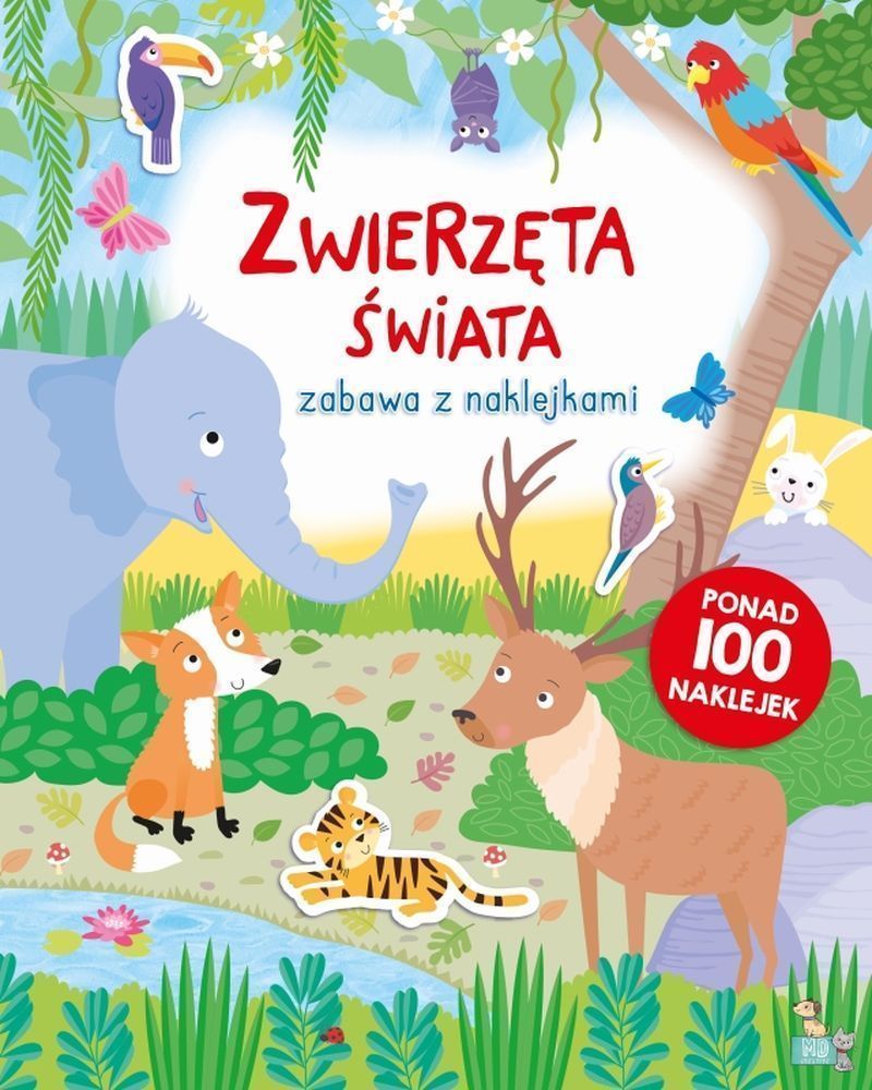 Image of Zwierzęta świata. Zabawa z naklejkami