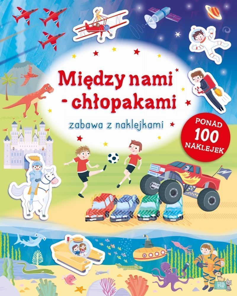 Image of Między nami chłopakami. Zabawa z naklejkami