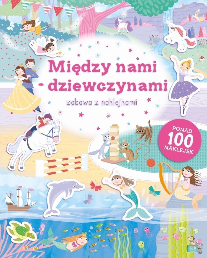 Image of Między nami dziewczynami. Zabawa z naklejkami
