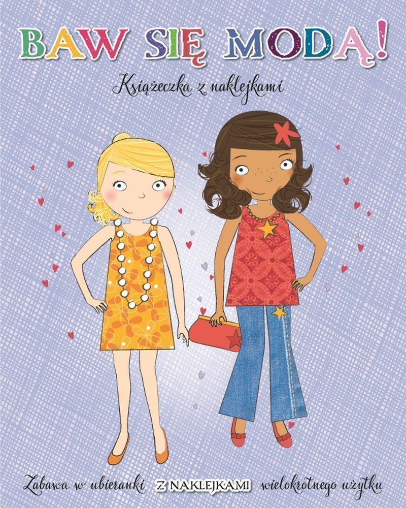 Image of Baw się modą z naklejkami! Niebieska