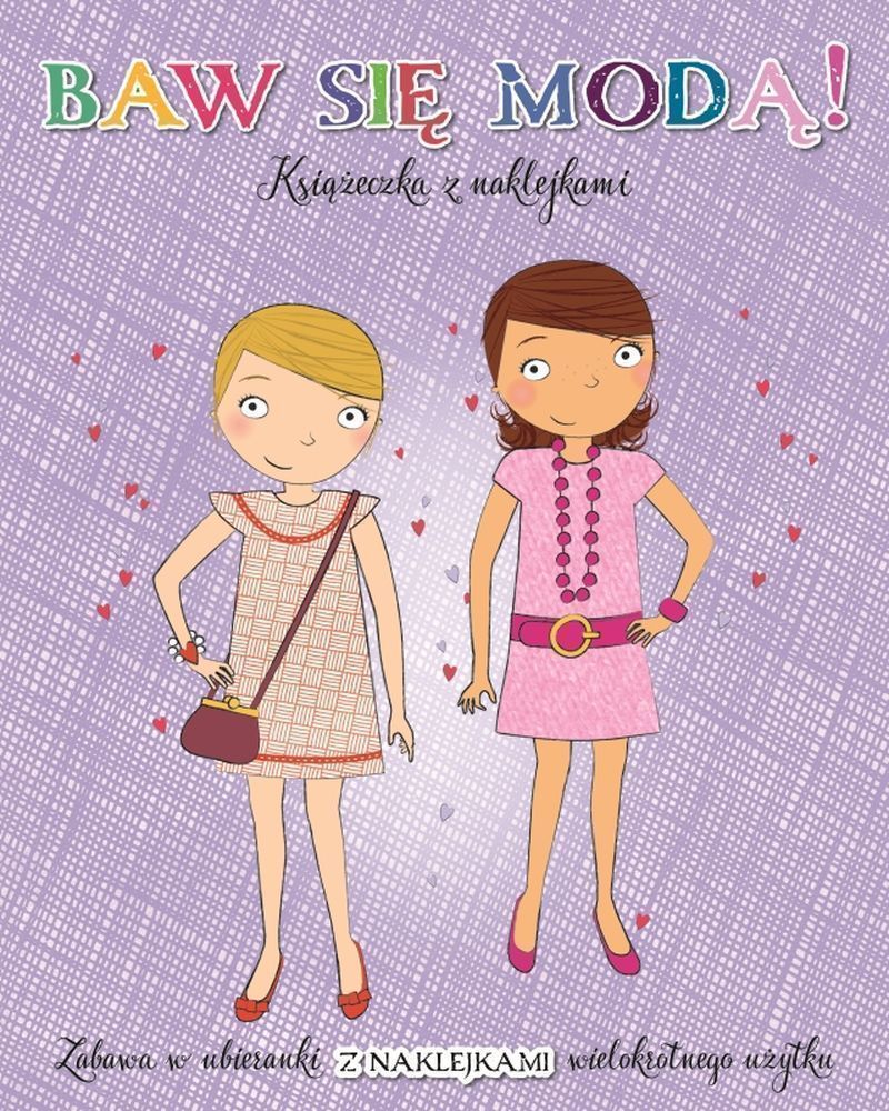Image of Baw się modą z naklejkami! Fioletowa