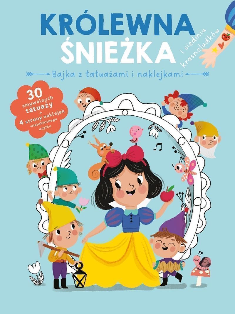 Image of Królewna śnieżka. Bajka z tatuażami i naklejkami