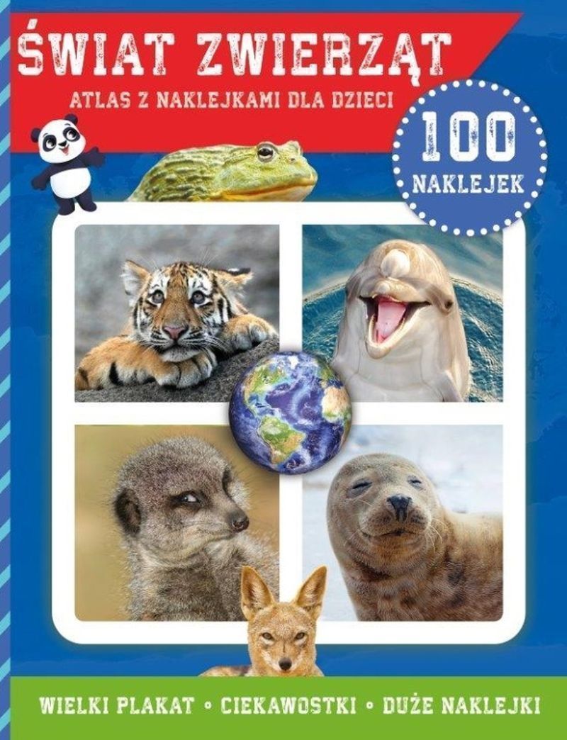 Image of Świat zwierząt. 100 naklejek z plakatem