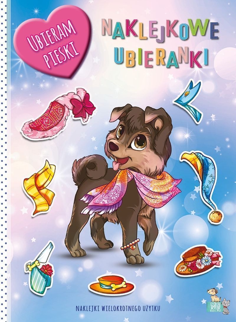 Image of Pieski. Naklejkowe ubieranki