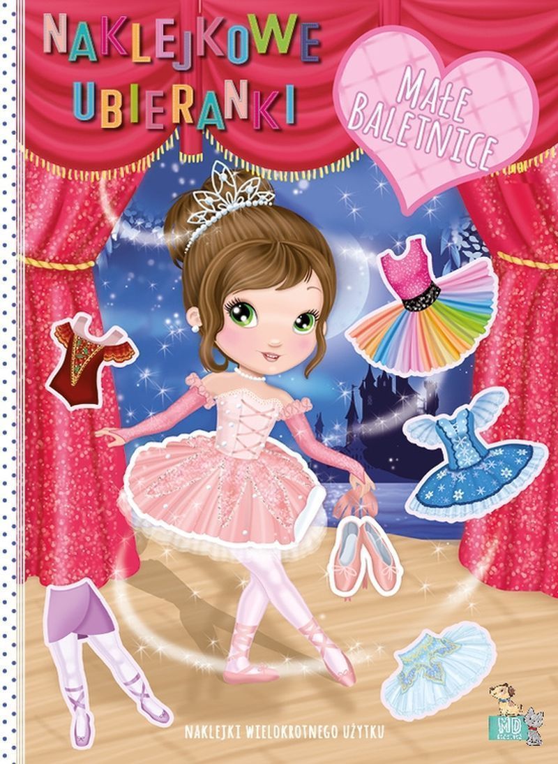 Image of Małe baletnice. Naklejkowe ubieranki