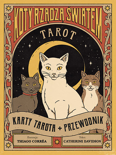 Image of Tarot. Koty rządzą światem. Karty tarota + przewodnik