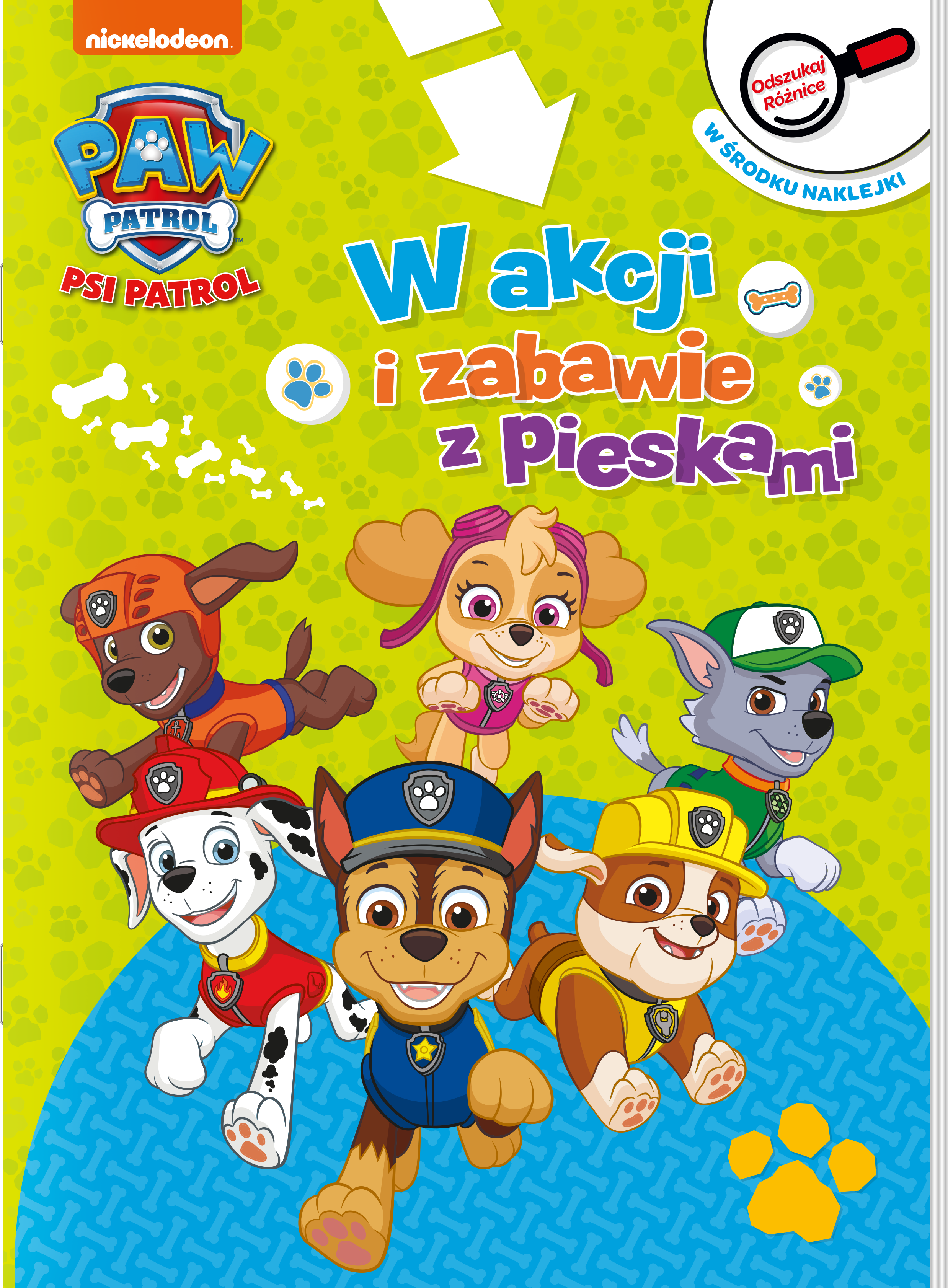 Image of W akcji i zabawie z pieskami. Odszukaj różnice. Psi Patrol