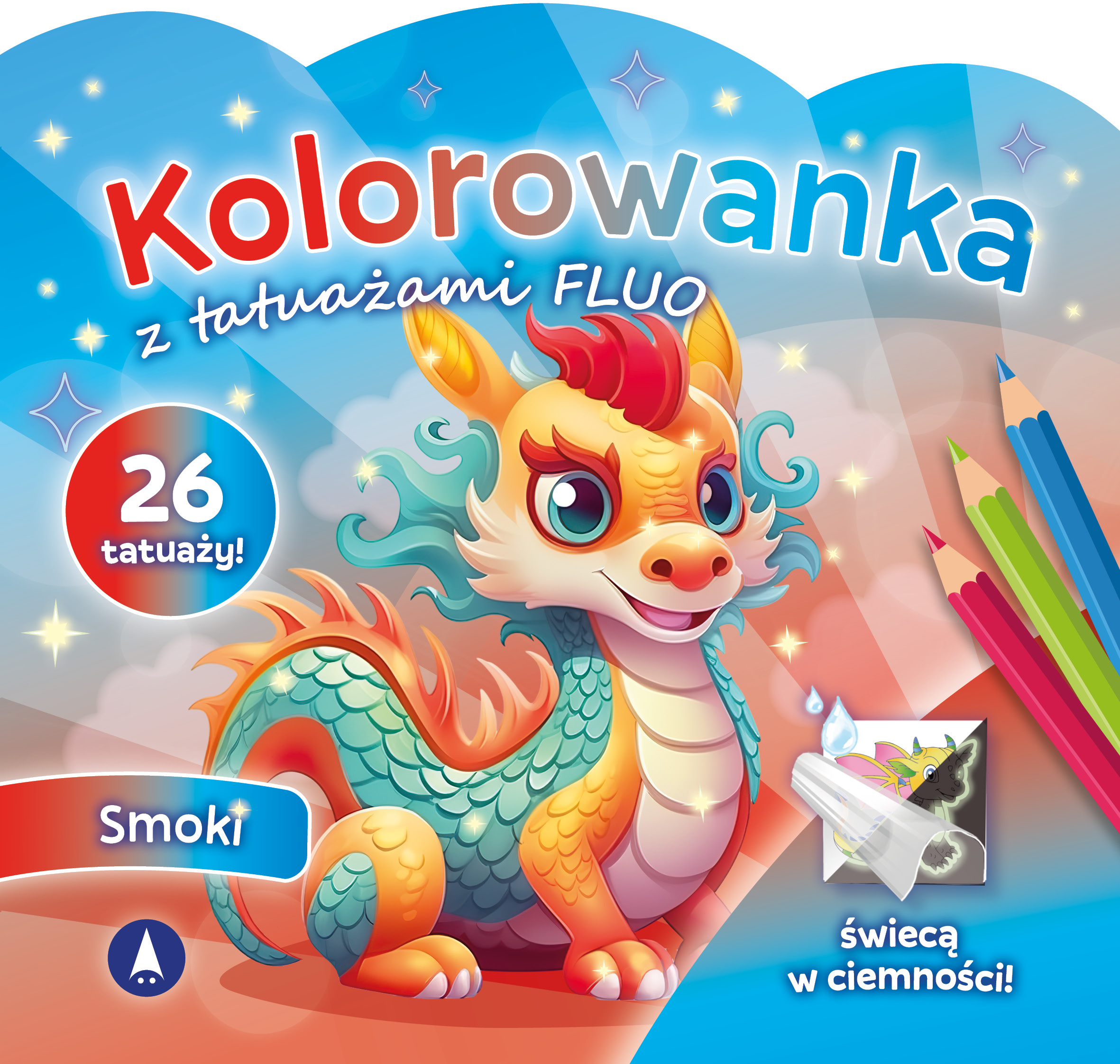Image of Smoki. Kolorowanka z tatuażami FLUO