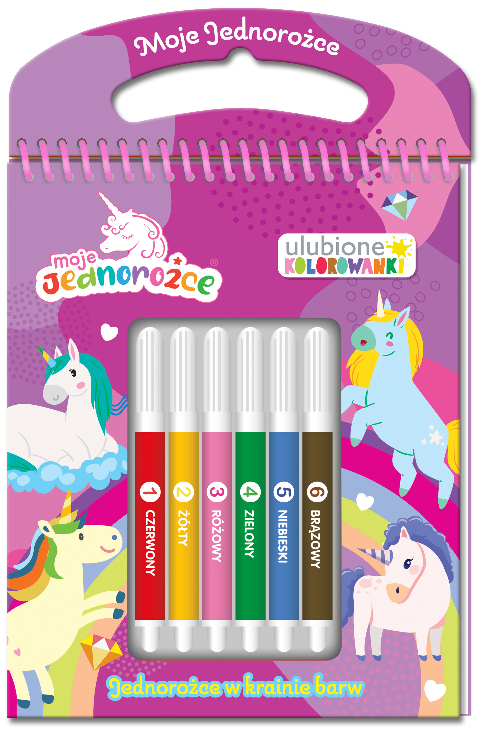 Image of Jednorożce w krainie barw. Moje jednorożce. Ulubione kolorowanki