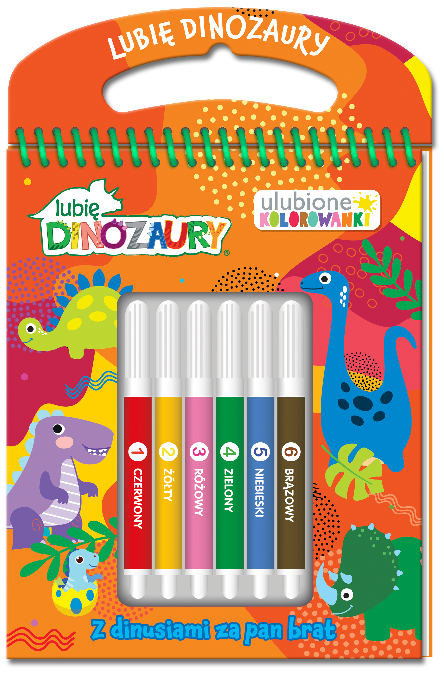 Image of Z dinusiami za pan brat. Lubię Dinozaury. Ulubione kolorowanki