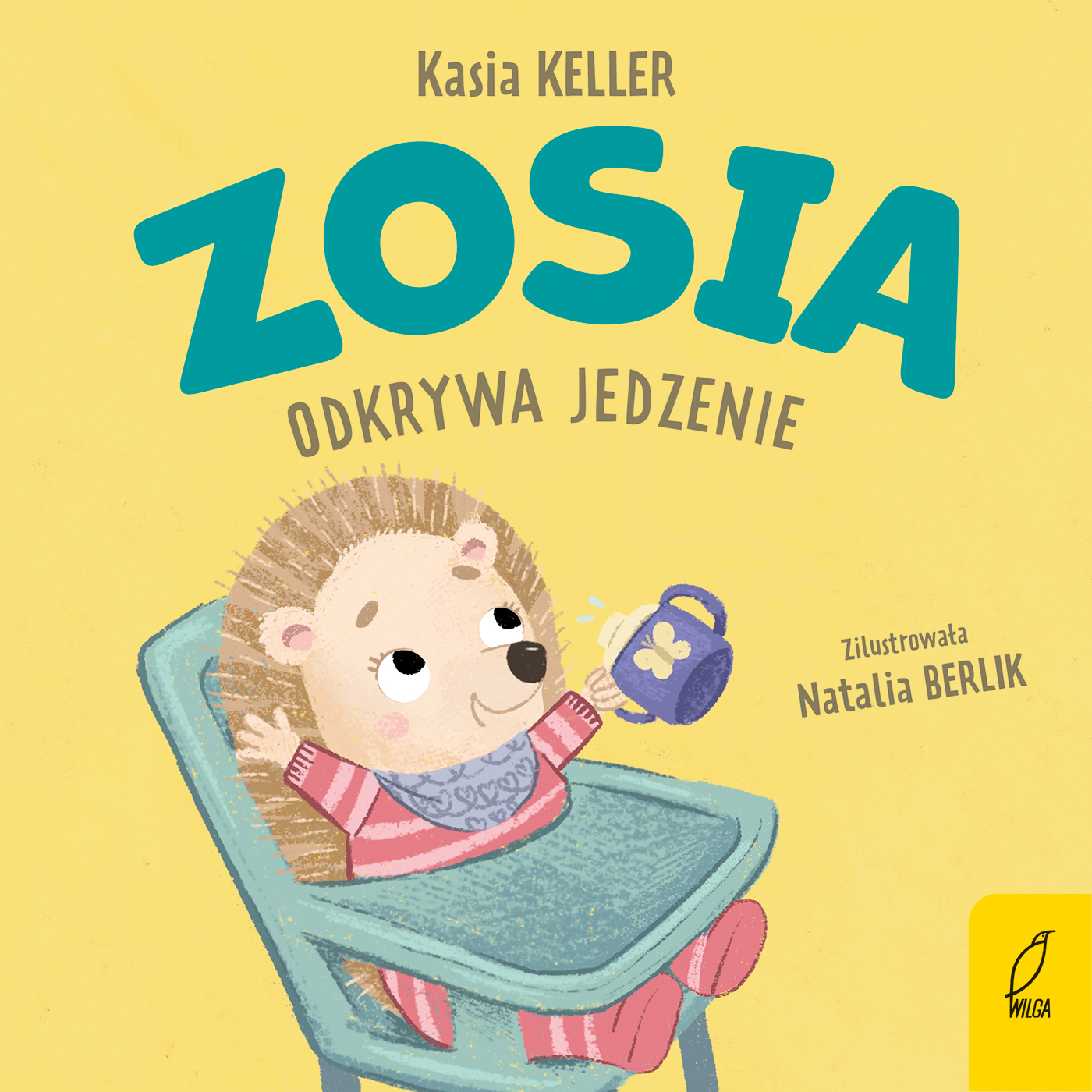 Image of Zosia odkrywa jedzenie. Jeżyk Franek
