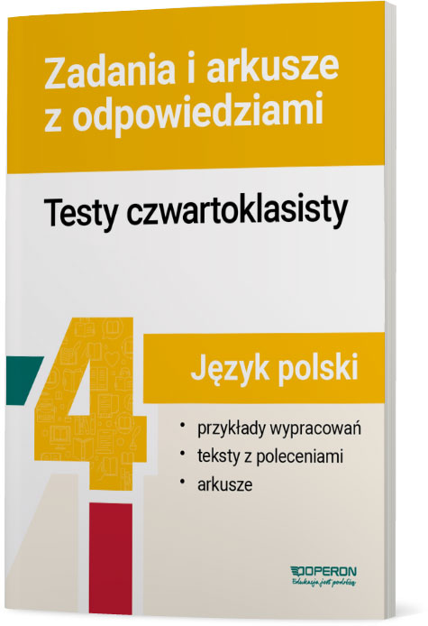 Image of Język polski testy czwartoklasisty zadania i arkusze