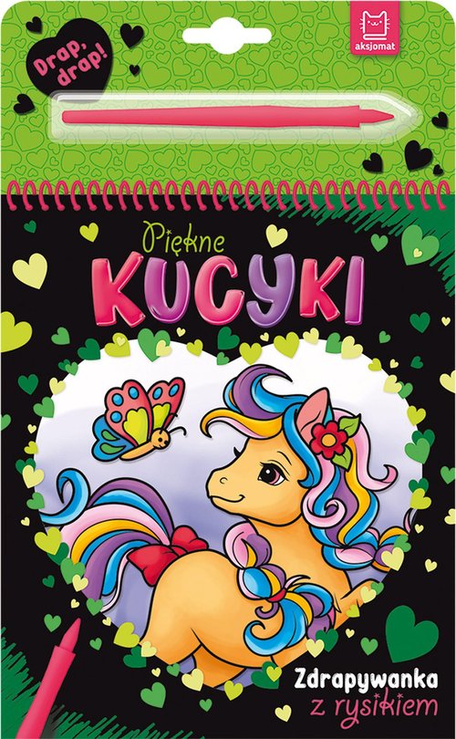 Image of Piękne kucyki Zdrapywanka z rysikiem