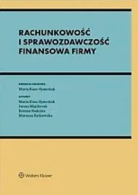 Image of Rachunkowość i sprawozdawczość finansowa firmy