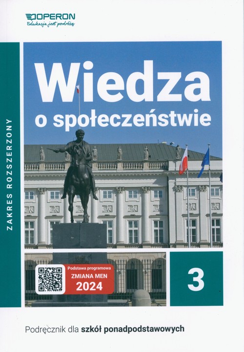 Image of Wiedza o społeczeństwie 3 Podręcznik Zakres rozszerzony. Liceum i technikum