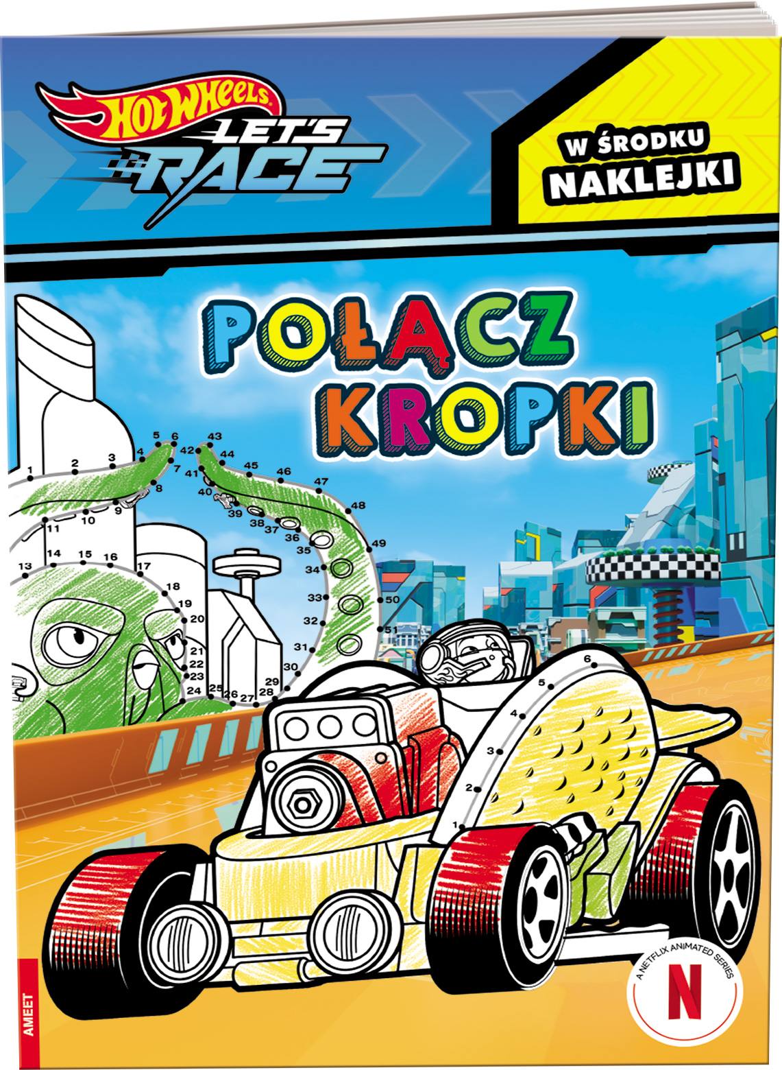 Image of Hot Wheels Let's Race połącz kropki SPCS-1601
