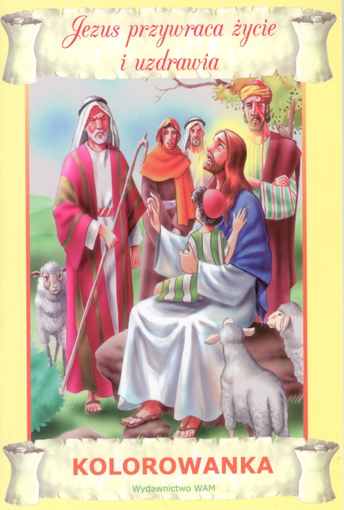 Image of Kolorowanka. Jezus przywraca życie i uzdrawia