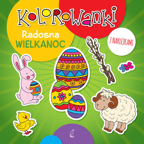 Image of Kolorowanki z naklejkami. Radosna Wielkanoc