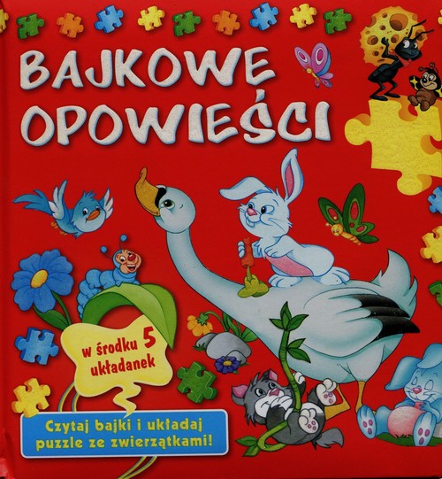 Image of Bajkowe opowieści. Książka z puzzlami w środku 5 układanek