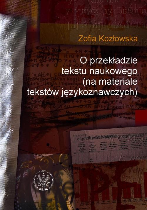 Image of O przekładzie tekstu naukowego (na materiale tekstów językoznawczych)