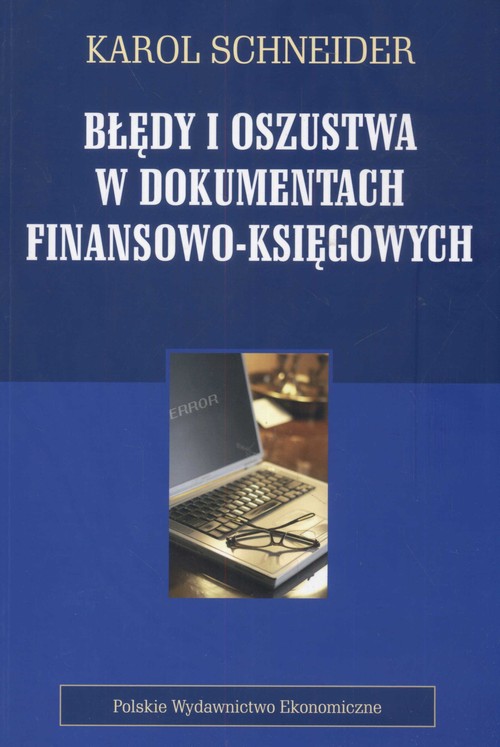 Image of Błędy i oszustwa w dokumentach finansowo-księgowych