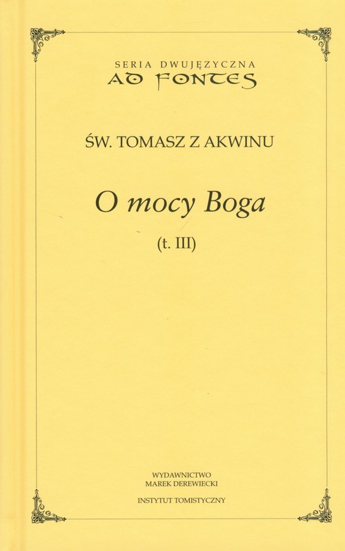 Image of O mocy Boga Tom 3
