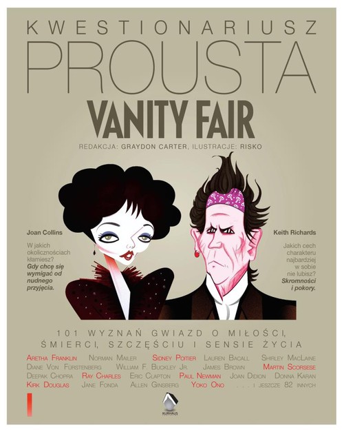 Image of Kwestionariusz Prousta Vanity Fair 101 Wyznań gwiazd o życiu, śmierci, szczęściu i sensie życia